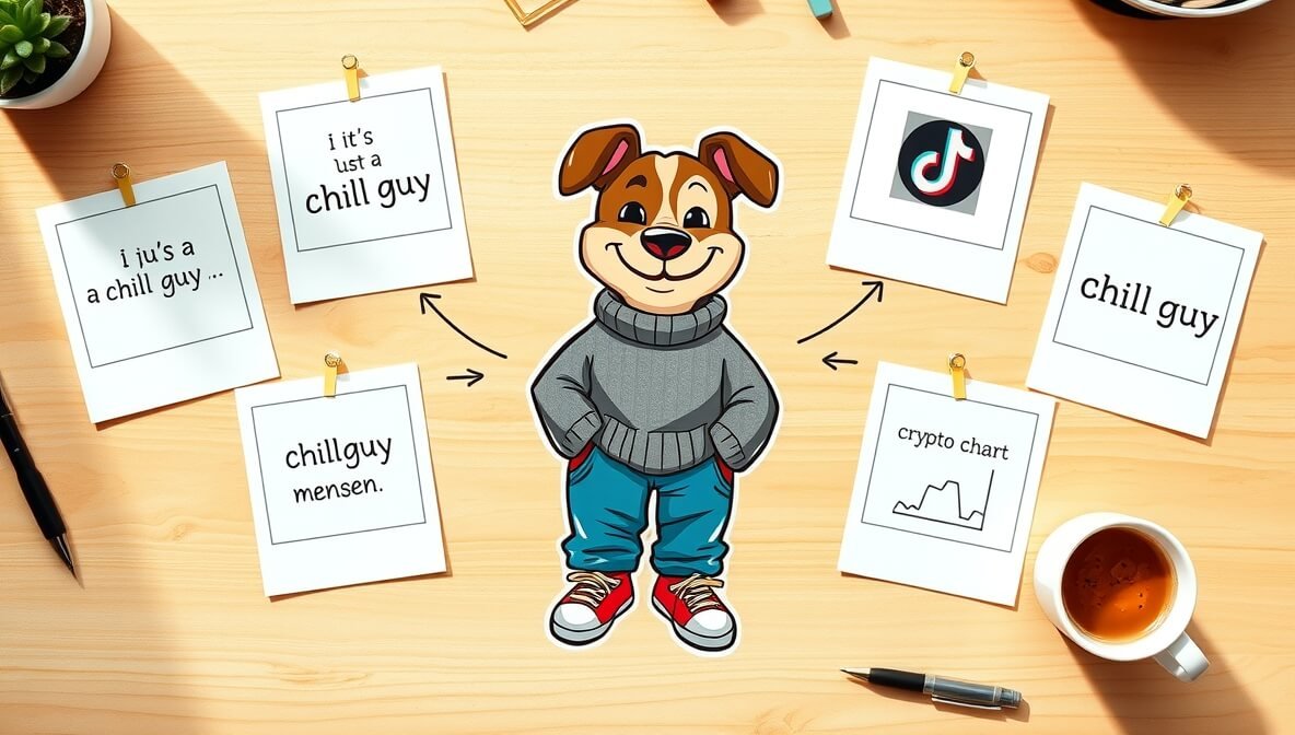 Best Free Just a Chill Guy Meme Downloads – Top 5 Trusted Sites You’ll Actually Use 49 A lively collage of different “just a chill guy” memes showing the smirking dog in sweaters, captions, and meme-coin edits
