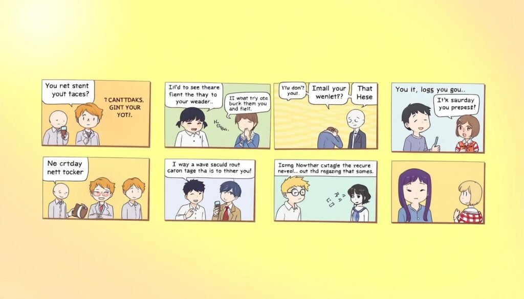 A vibrant collection of relatable, humorous memes against a bright, playful background. The memes depict everyday scenarios and experiences that viewers can easily connect with, capturing a range of moods and emotions - from lighthearted amusement to subtle exasperation. The memes are presented in a grid layout, with each panel showcasing a distinct visual gag or punchline, rendered in a clean, modern style. The overall composition is dynamic and engaging, drawing the viewer's eye across the assortment of relatable, Saturday-themed content. Soft, diffused lighting creates a warm, inviting atmosphere, while a slightly tilted camera angle adds a touch of casual spontaneity to the scene.