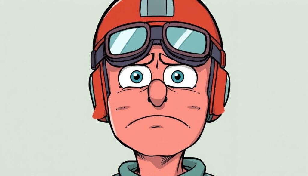 A close-up portrait of the cartoon character Barnacle Boy, the sidekick of Mermaid Man from the SpongeBob SquarePants series. Barnacle Boy is depicted in a slightly exasperated, meme-worthy expression, with his distinctive goggles, helmet, and barnacle-encrusted attire. The image has a retro, hand-drawn aesthetic, capturing the character's iconic 1960s superhero look. The background is a plain, neutral color that allows Barnacle Boy to be the focal point. The lighting is soft and flattering, emphasizing the character's quirky charm. The overall mood is humorous and playful, reflecting the meme-worthy nature of this beloved cartoon character.