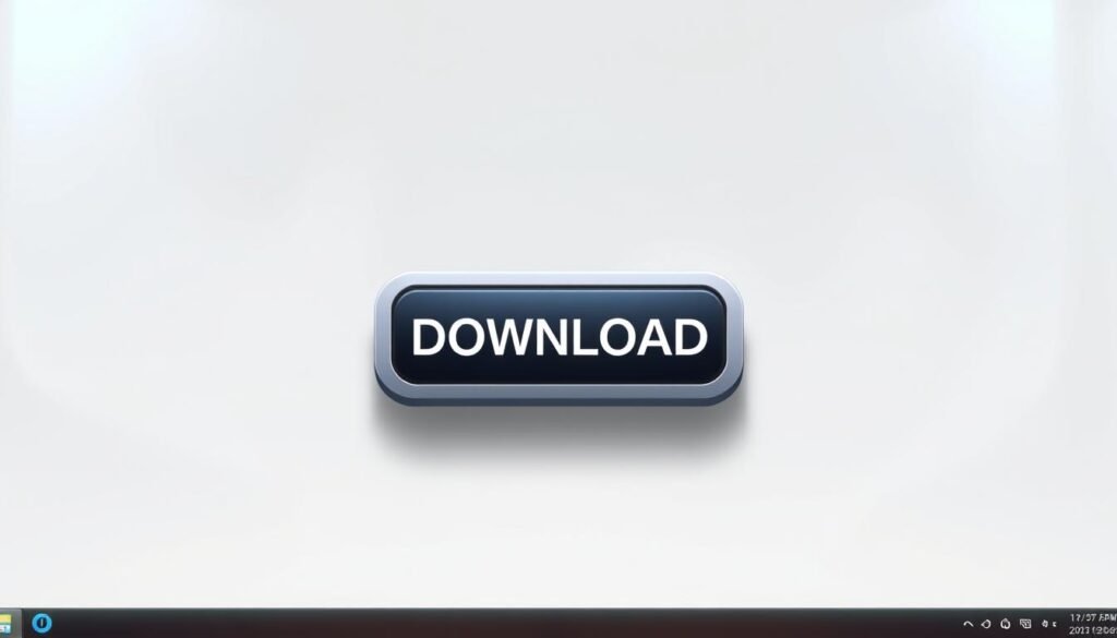 A sleek, modern desktop interface with a prominent download button prominently displayed in the center. The button has a simple, minimalist design with a bold, attention-grabbing "DOWNLOAD" text. The background features a subtle, blurred pattern or texture, creating a clean and professional atmosphere. The lighting is soft and diffused, creating a warm and inviting ambiance. The overall composition is balanced and visually appealing, drawing the viewer's attention to the download button as the focal point.
