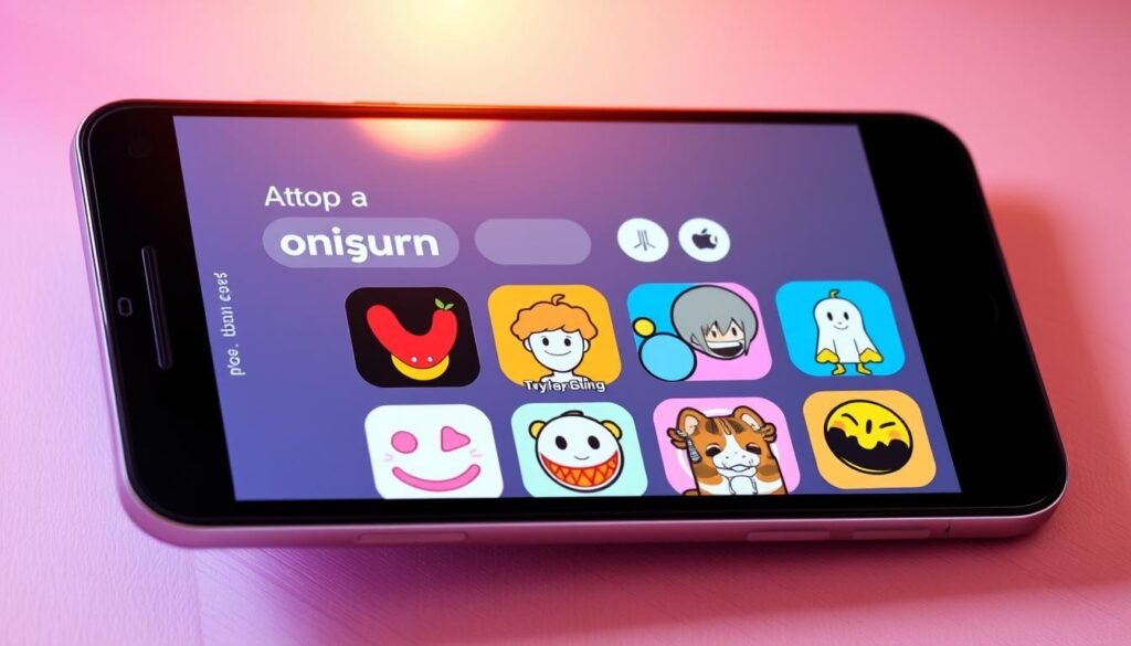 A sleek, modern smartphone display showcases a selection of top humor apps, arranged in a visually appealing grid layout. The apps feature vibrant, eye-catching icons and intuitive user interfaces, designed to provide endless entertainment and laughter. The background is a soft, gradient-based hue that complements the device's stylish aesthetic, creating a harmonious and inviting composition. Subtle lighting from above casts a warm, natural glow, highlighting the apps' engaging features and drawing the viewer's attention to the display. The overall scene conveys a sense of accessibility, humor, and the seamless integration of technology and entertainment for adults seeking lighthearted digital experiences.
