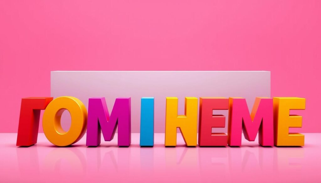 A visually striking digital artwork showcasing colorful meme text elements against a stylish, minimalist background. The foreground features a dynamic arrangement of bold, attention-grabbing typography in a variety of vibrant hues, conveying a playful and humorous tone. The middle ground incorporates subtle gradients and geometric shapes that complement the meme text, creating a cohesive and visually appealing composition. The background is a clean, sophisticated solid color palette that allows the central meme elements to take center stage. Crisp, high-resolution rendering with a professional, polished aesthetic and a focus on maximizing the visual impact of the meme-inspired content.