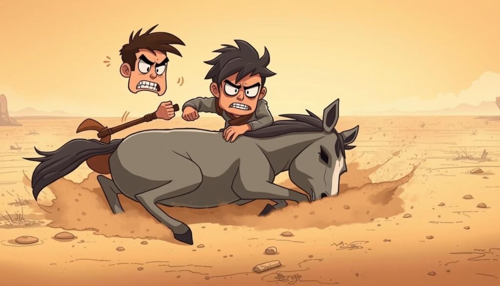 beating a dead horse meme Download for free
